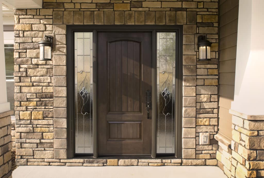 This hinged entry door in Delaware from Provia is a beautiful example.